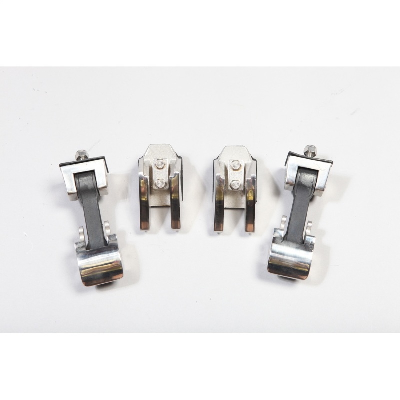 07-18 Jeep Wrangler Stainless Steel Hood Catch Set