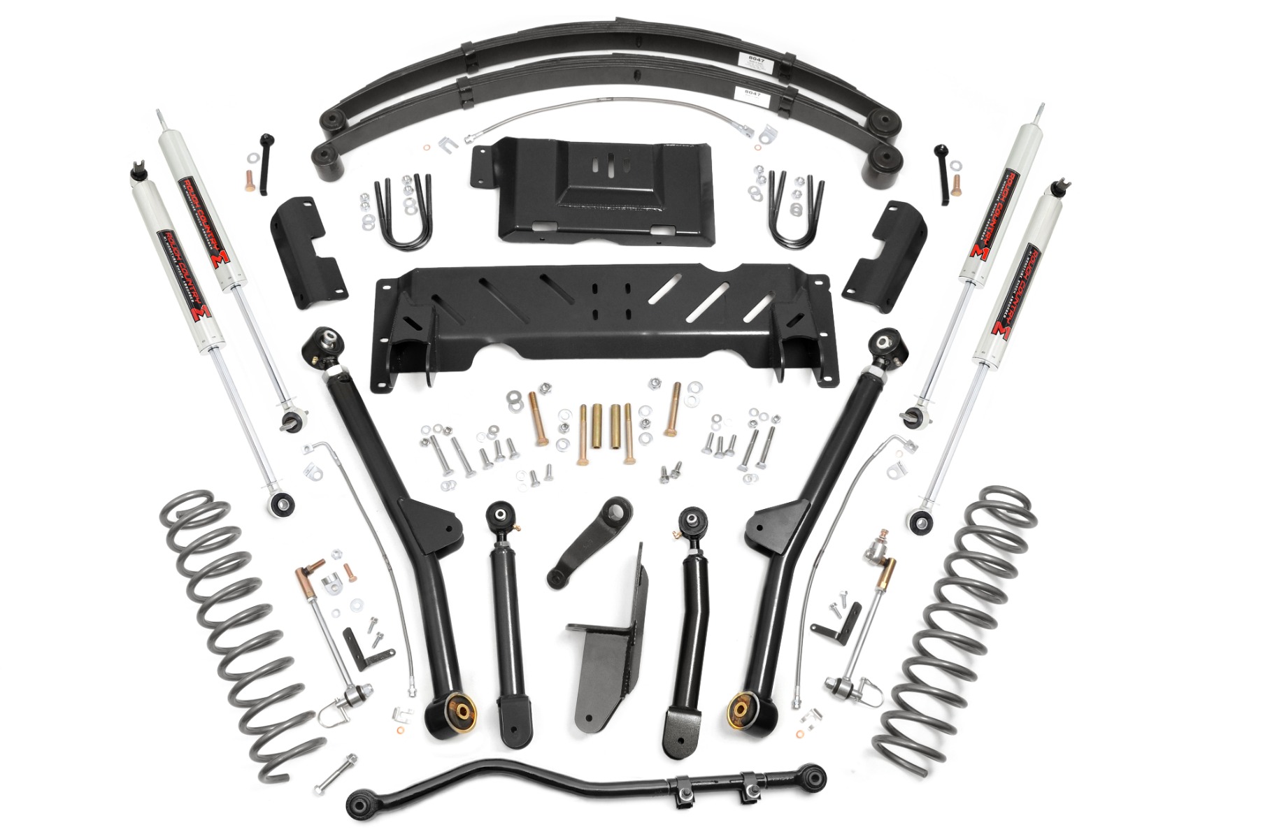 4.5 Inch Lift Kit | Long Arm | RR Leafs | NP242 | M1 | Jeep Cherokee XJ (84-01)