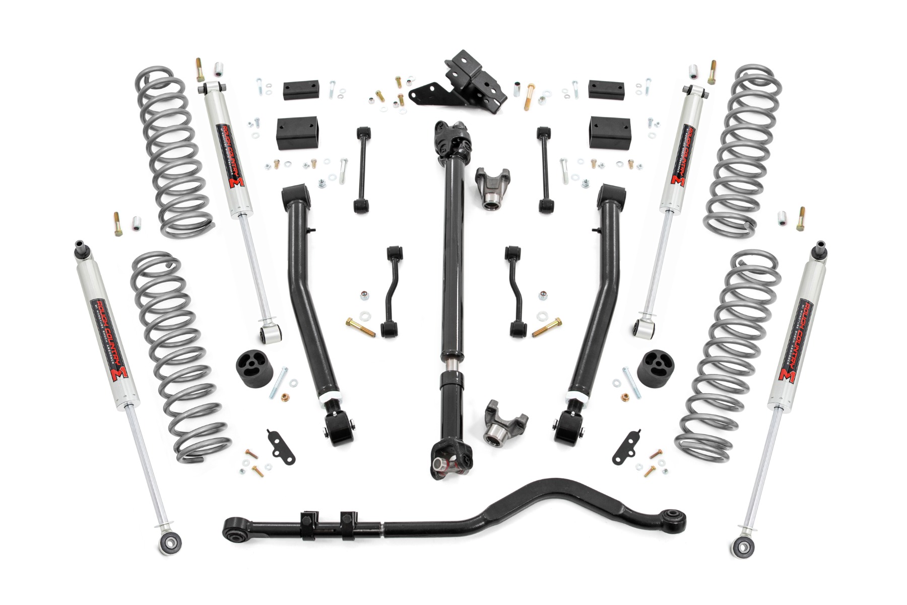 3.5 Inch Lift Kit | Adj Lower | FR D/S | M1 | Jeep Wrangler JL 4WD (18-23)