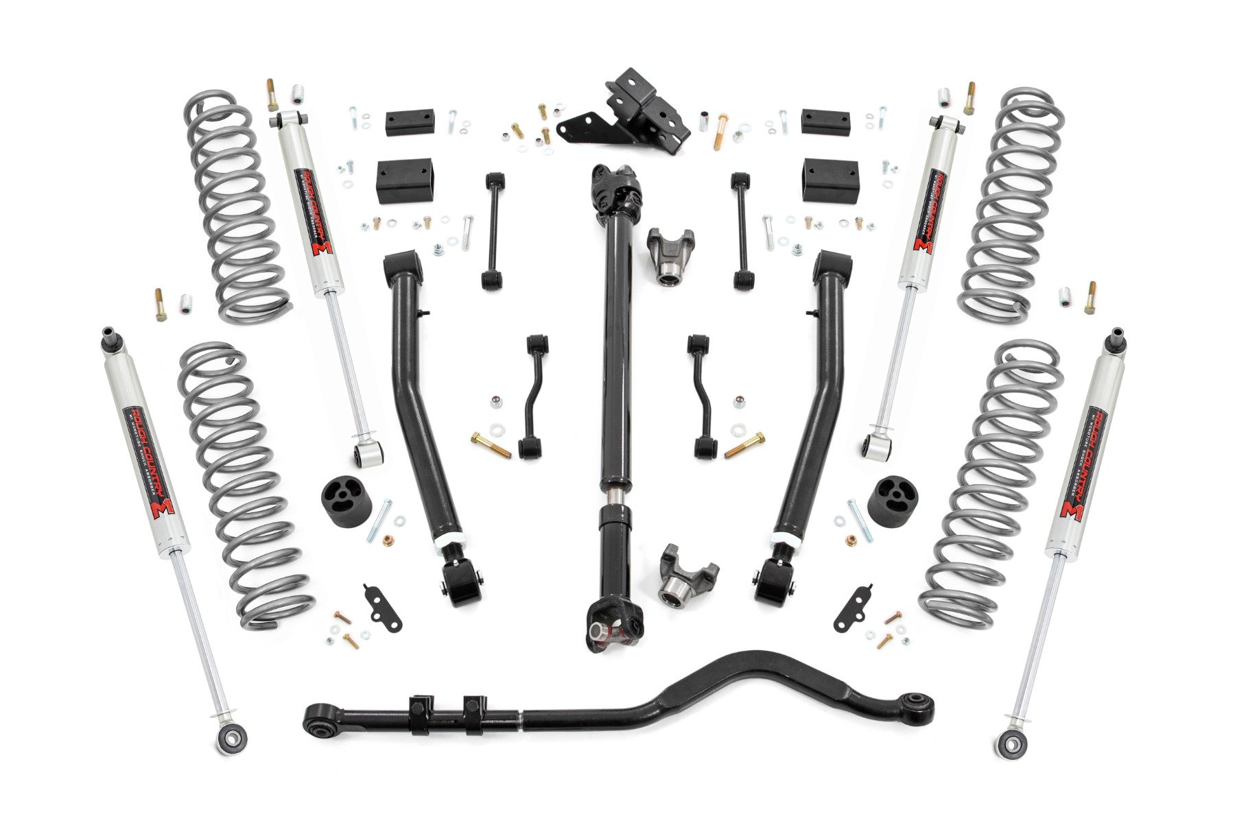 3.5 Inch Lift Kit | Adj Lower | FR D/S | M1 | Jeep Wrangler Unlimited (18-23)