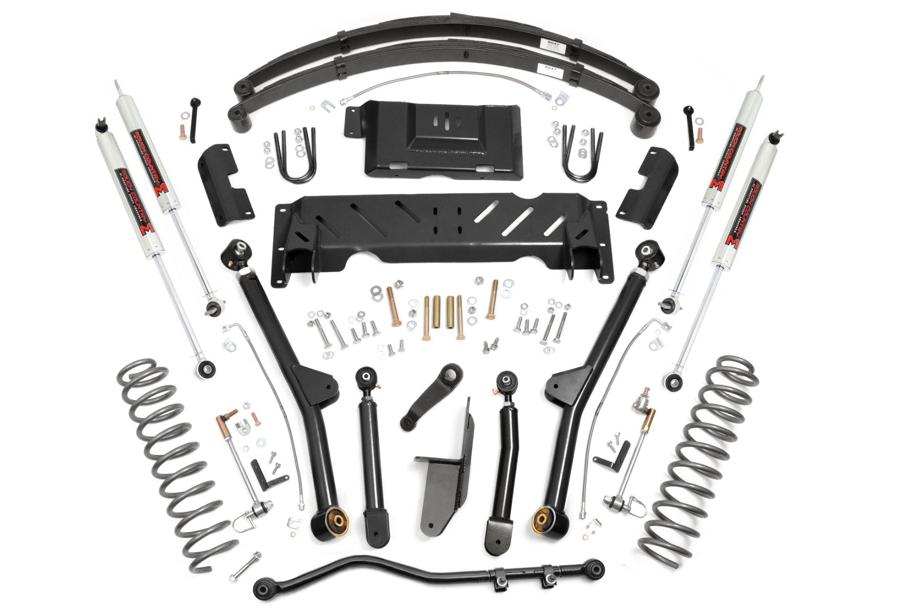 4.5 Inch Lift Kit | Long Arm | RR Leafs | M1 | Jeep Cherokee XJ 4WD (84-01)