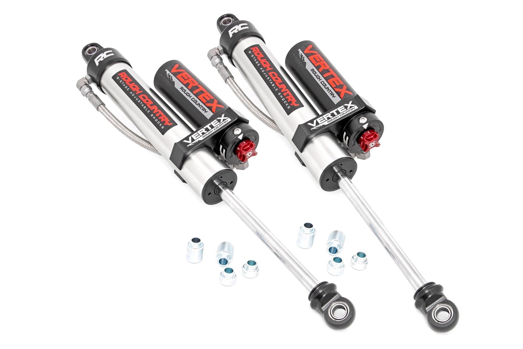 Vertex 2.5 Reservoir Rear Shocks | 6" | Jeep Gladiator JT/Wrangler JL (18-24)