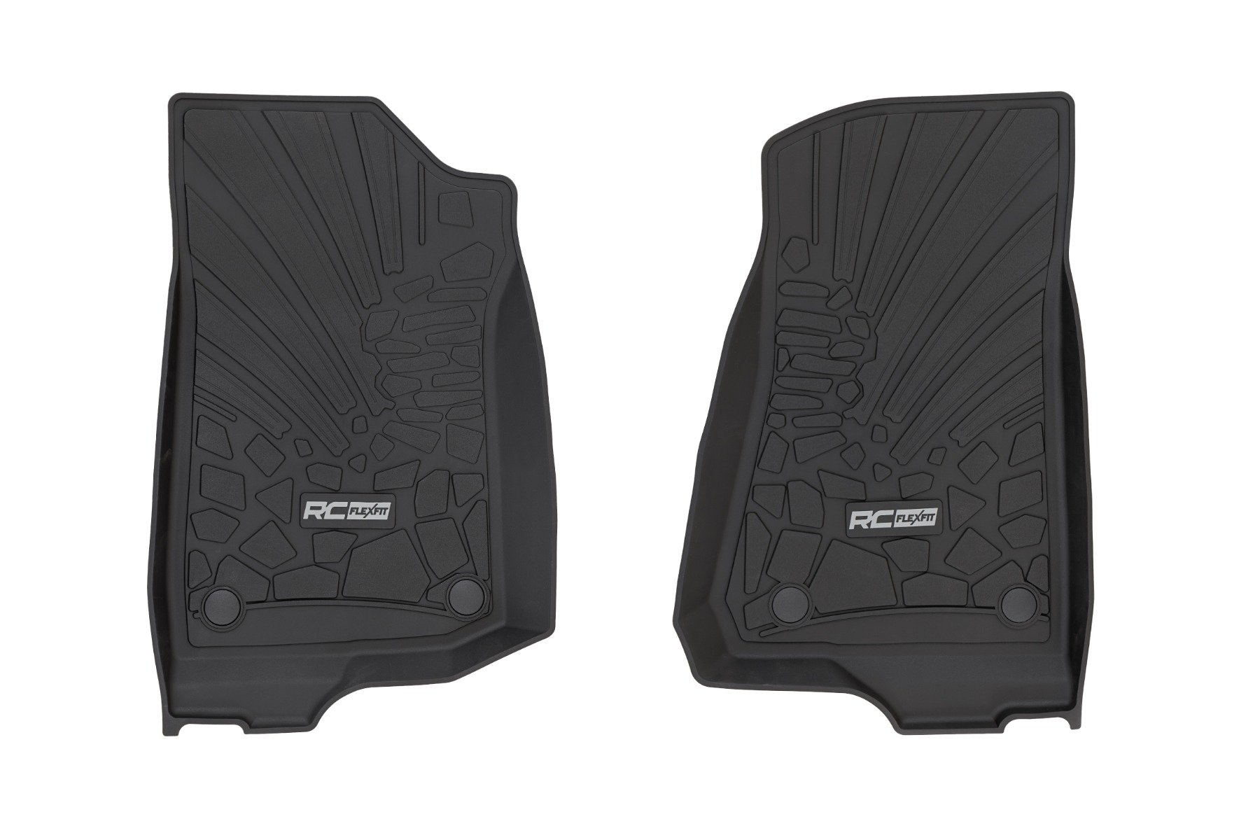 Flex Fit Floor Mats | FR | 2 Door | Jeep Wrangler JL 4WD (2018-2026)