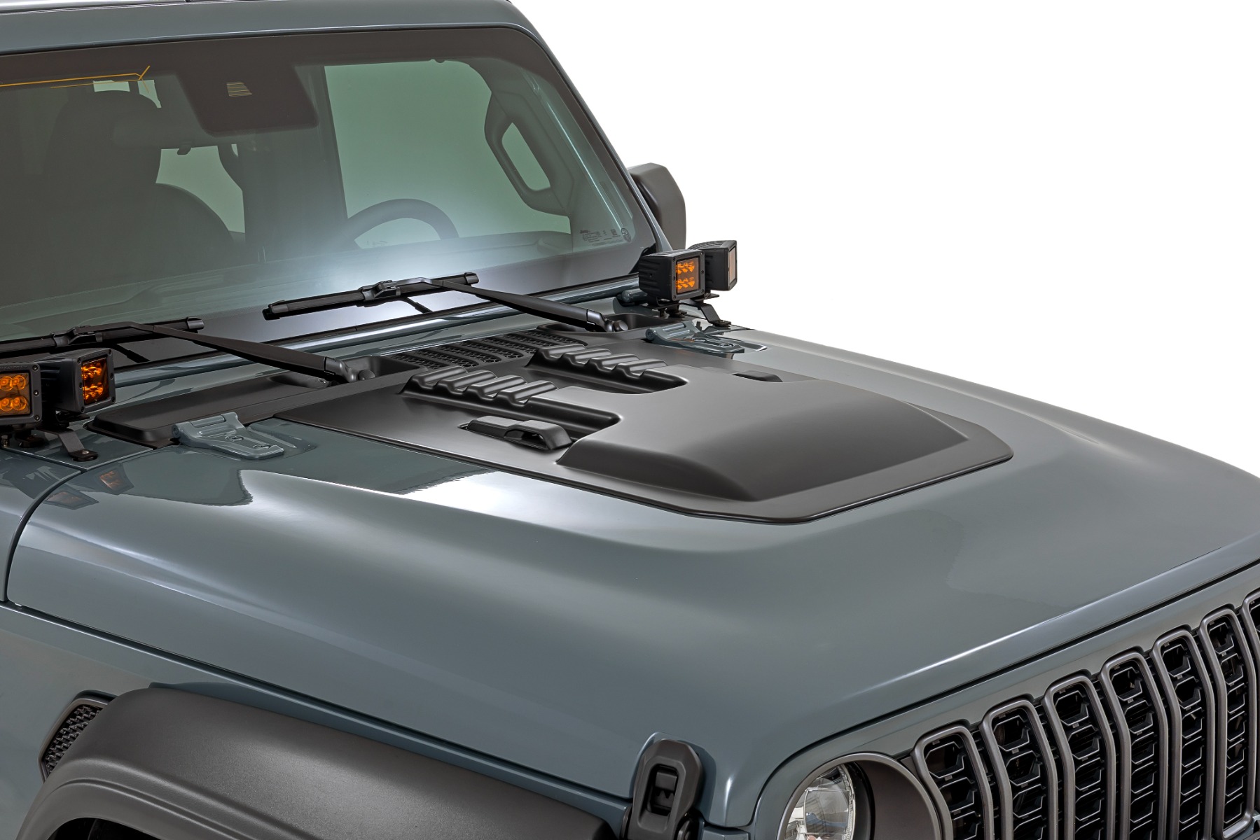 Hood Scoop | PFB Gecko | Jeep Gladiator JT/Wrangler JL 4WD (2018-2026)