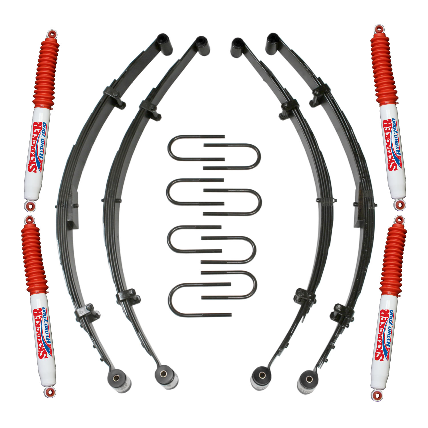 3.5-4 Inch Lift Kit w/ Hydro 7000 Shocks - 76-86 Jeep CJ-7/Scrambler - Image 2
