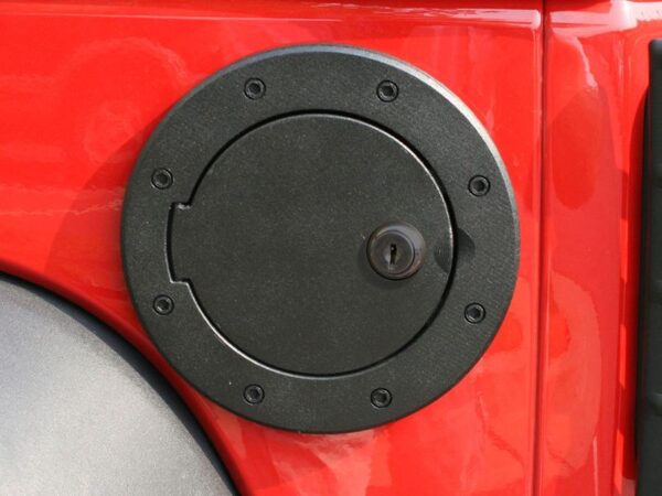 Rugged Ridge Durable Gas Cap Door - Multiple Finishes & Lock Options