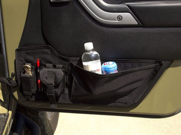 Rugged Ridge Door Storage Panel with MOLLE System for Secure Vehicle Organization