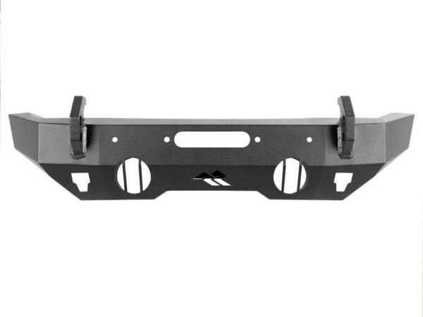 Rugged Ridge HD Stubby Front Bumper - Heavy-Duty Steel Off-Road Protection