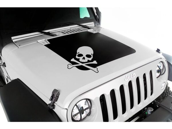 Rugged Ridge Matte Black Vinyl Decals for Jeep Wrangler