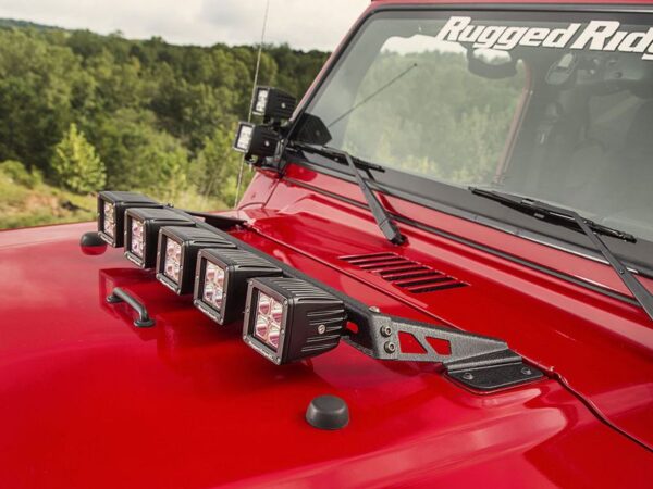 Rugged Ridge Hood Mounted Light Bar for LED Lights