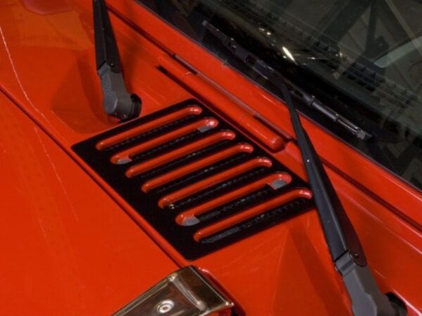 Rugged Ridge Cowl Vent Covers - Durable Steel Weather-Resistant Protection