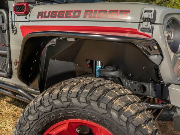 Rugged Ridge Inner Fender Liners - Lightweight Aluminum Off-Road Protection
