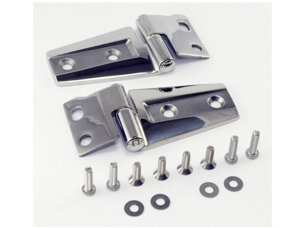 Rugged Ridge Durable Hood Hinges - Weather Resistant, Includes Hardware