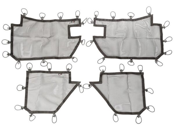 Rugged Ridge Eclipse Tube Door Covers for Jeep - Durable Mesh Protection