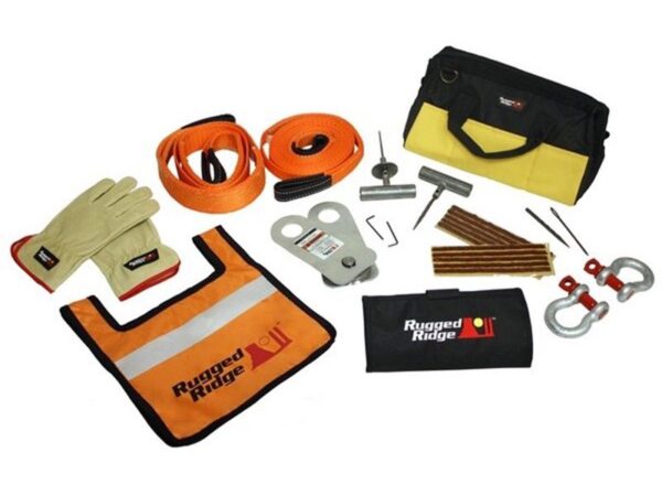 Rugged Ridge UTV/ATV Recovery Gear Kit for Off-Road Assistance