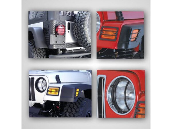 Rugged Ridge Euro Guard Kit for Jeep Wrangler - Durable No-Drill Installation
