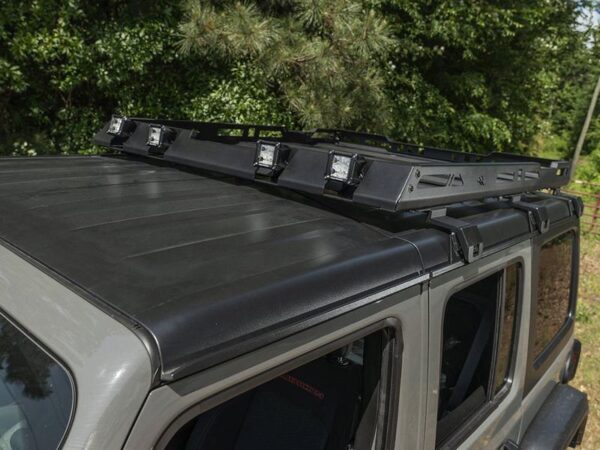 Rugged Ridge Roof Rack with Basket for Jeep Wrangler JL 4-Door Hardtop