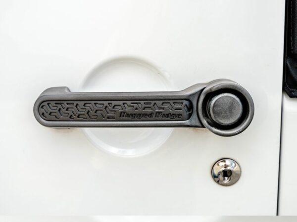 Rugged Ridge Door Handle Cover Kit - Durable ABS Plastic with UV Protection