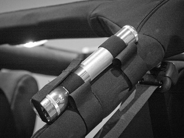 Rugged Ridge Durable Flashlight Holder for Roll Bars