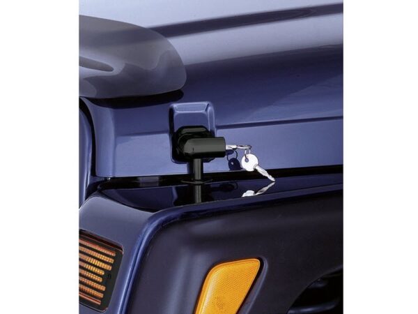 Rugged Ridge Locking Hood Catches for Jeep JK, JL, JT, LJ, and TJ Models