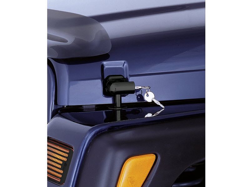 Rugged Ridge Locking Hood Catches for Jeep JK, JL, JT, LJ, and TJ Models