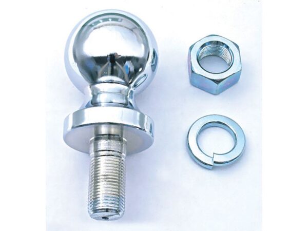 Rugged Ridge Trailer Hitch Ball with Mounting Nut and Lock Washer