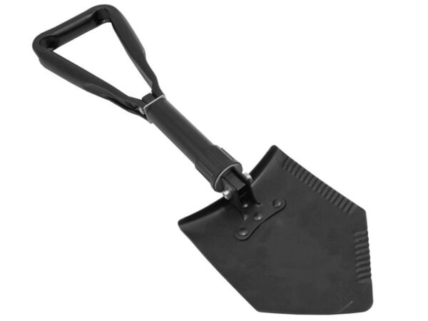Rugged Ridge Tri-Fold Heavy-Duty Recovery Shovel with Serrated Edges