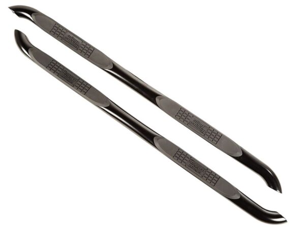 Rugged Ridge Black Round Tube Side Steps for Jeep Grand Cherokee WK2