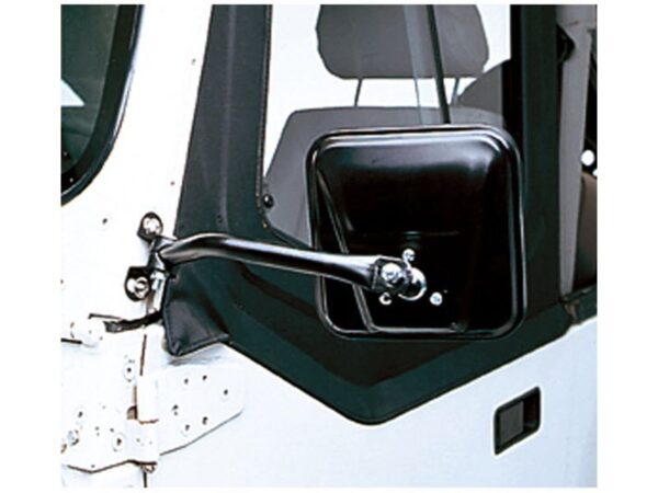 Rugged Ridge CJ Style Door Mirror Kit - OEM Replacement with Multiple Finish Options