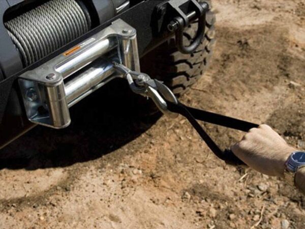 Rugged Ridge Winch Safety Strap with Molded Grip Handle