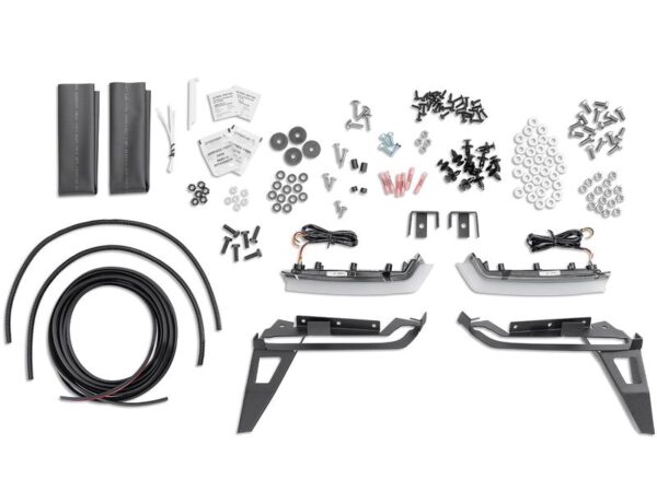 Rugged Ridge Max Terrain Fender Flares with Integrated Daytime Running Lights