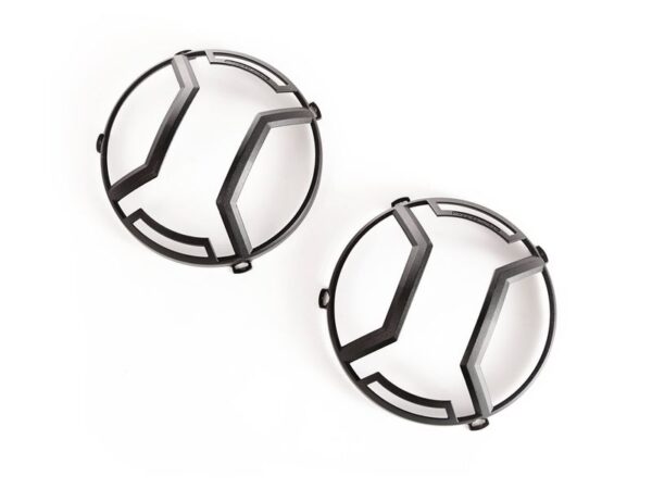 Rugged Ridge Elite Headlight Guards - Durable Aluminum Protection