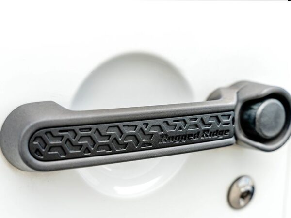 Rugged Ridge Elite Door Handle Insert - Durable Aluminum Replacement