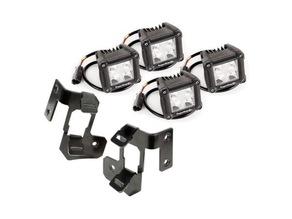 Rugged Ridge A-Pillar LED Cube Light Kit with Dual Beam Options