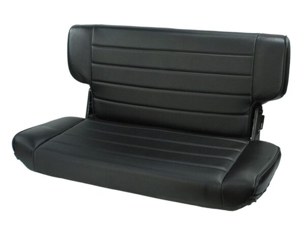 Rugged Ridge Fold and Tumble Rear Seat with Durable Vinyl and Steel Frame