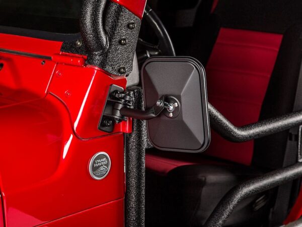 Rugged Ridge Stubby Trail Mirror - Durable Off-Road Side Mirror