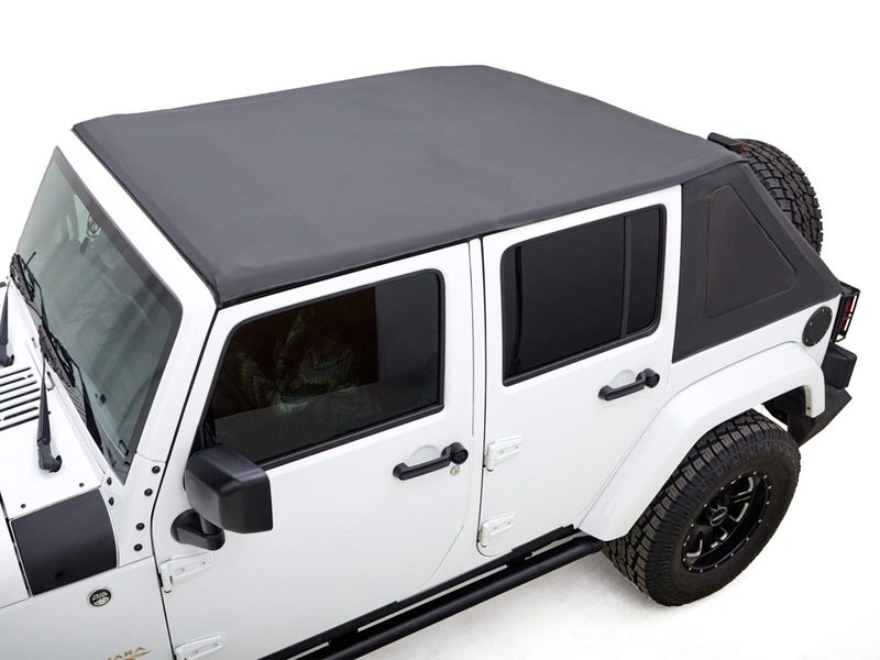 Rugged Ridge Voyager Fastback Black Soft Top for Jeep Wrangler TJ JK JL JT
