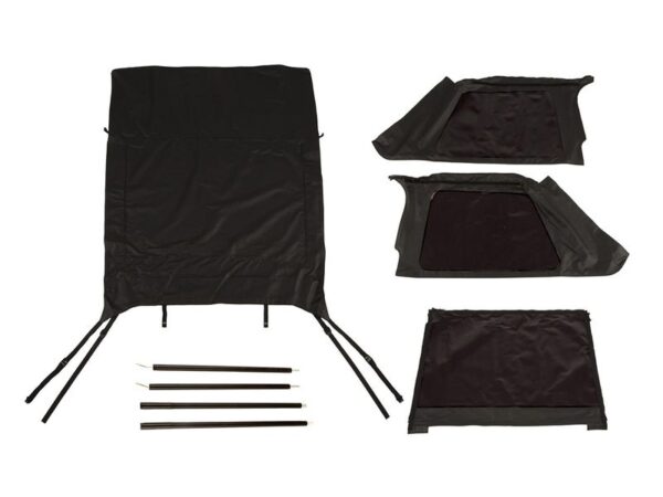 Rugged Ridge Montana Bowless Soft Top for Jeep - Versatile Fastback Design