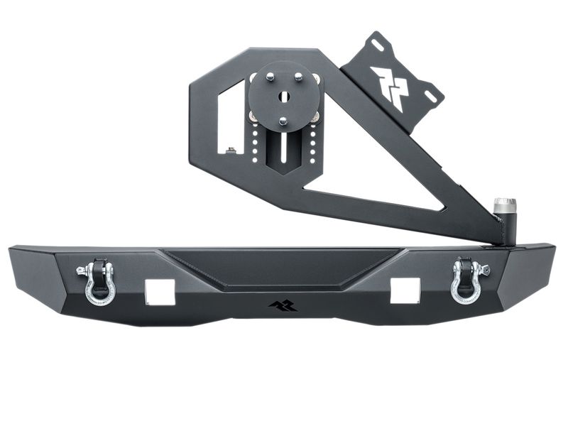 Rugged Ridge XOR Rear Bumper with Heavy-Duty Swing-Out Tire Carrier