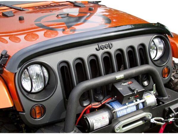 Rugged Ridge Hood Bug Deflector - Durable Acrylic Protection