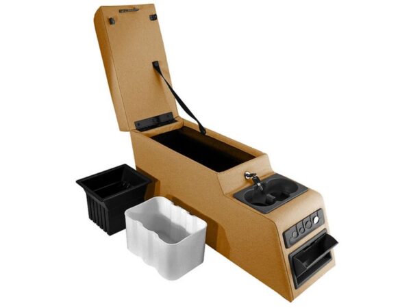 Rugged Ridge Ultimate Locking Console with Cooler and Foam Armrest