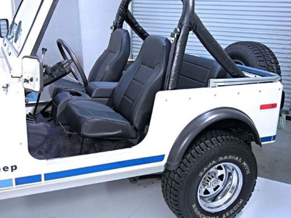 Rugged Ridge High-Back Front Seat with Durable Vinyl and Comfortable Support