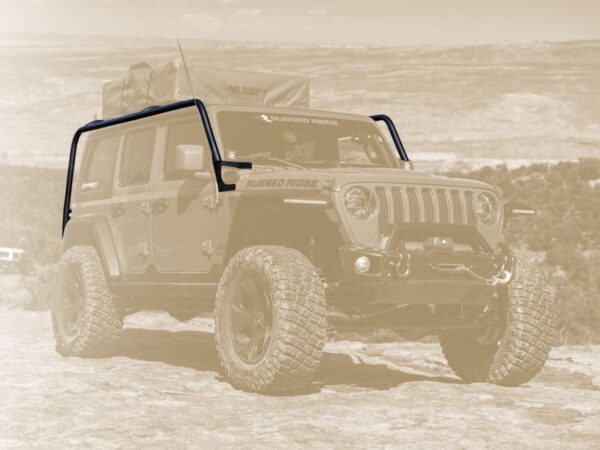Rugged Ridge Sherpa Roof Rack Kit with Tilt Function for Jeep Wrangler