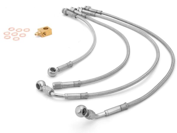 Rugged Ridge Stainless Steel Brake Hoses for Enhanced Vehicle Performance