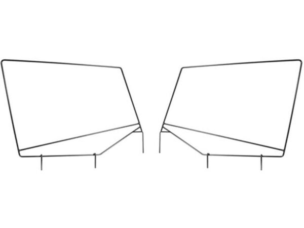 Rugged Ridge Upper Door Skin Frames - OE Style Replacement Pair