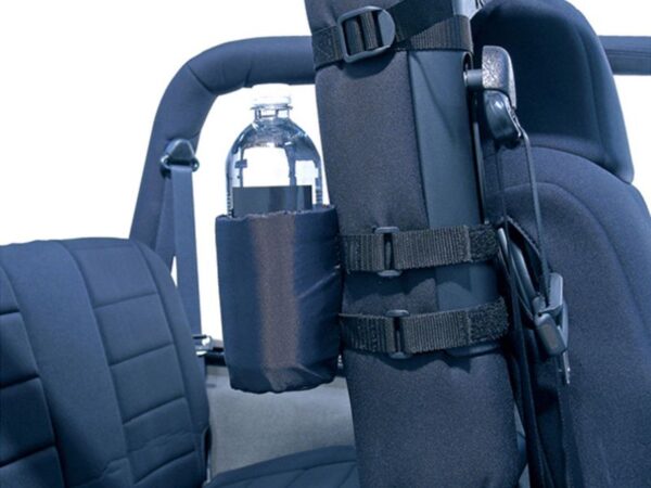 Rugged Ridge Sports Bar Drink Holder with Insulated Foam and Secure Straps