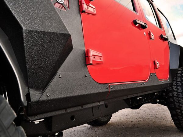 Rugged Ridge Steel Body Armor Cladding for Enhanced Vehicle Protection