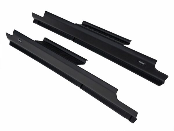 Rugged Ridge Rocker Guard Body Armor for Jeep - Durable Matte Black Protection