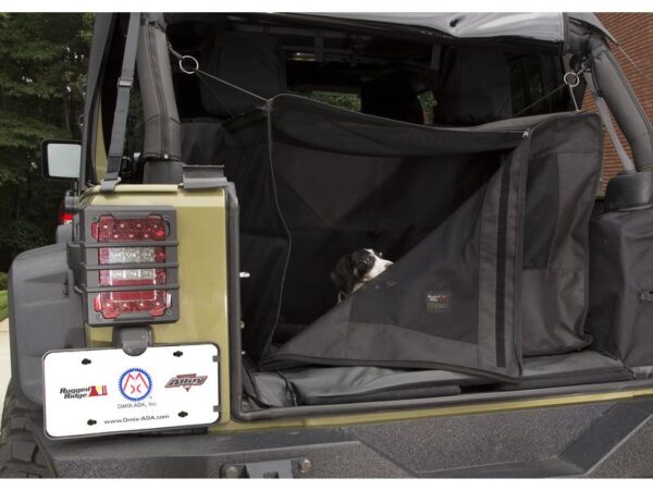 Rugged Ridge C4 Canine Cube Soft-Side Pet Carrier for Jeep Wrangler JK