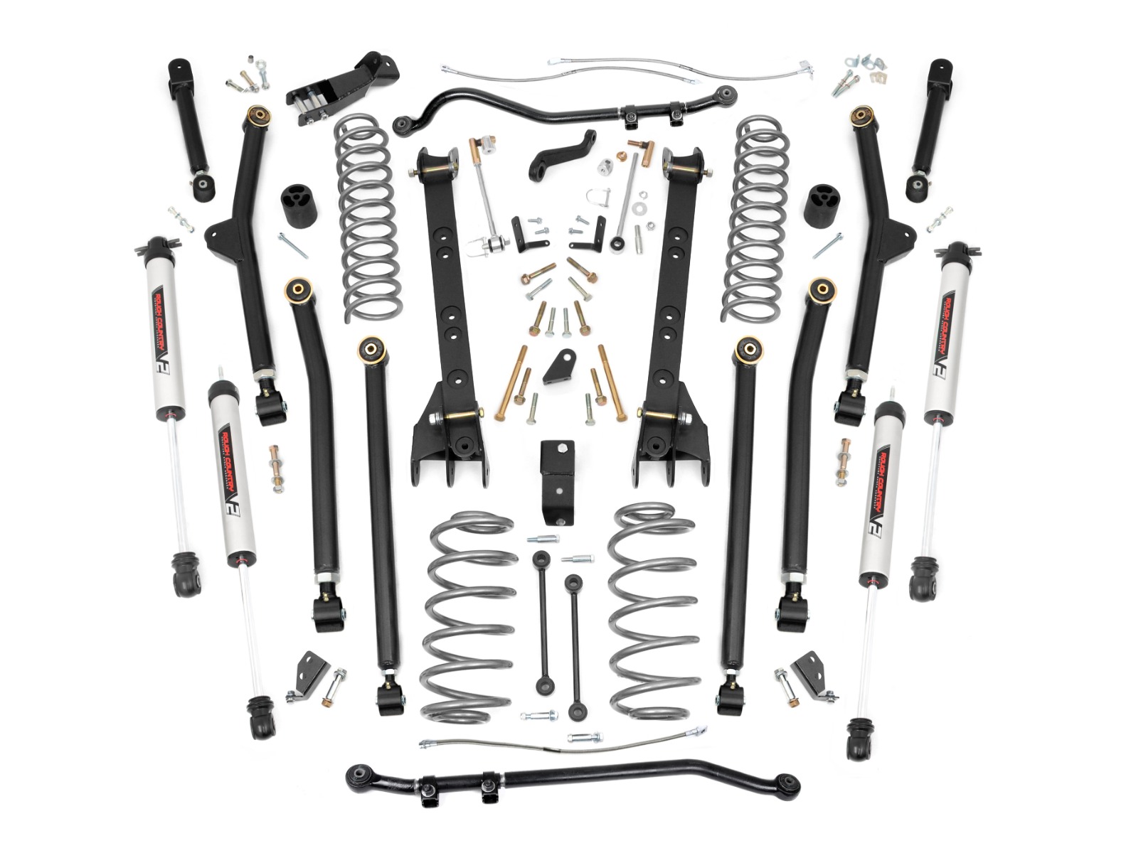 4 Inch Lift Kit | Long Arm | V2 | Jeep Wrangler TJ 4WD (1997-2006)